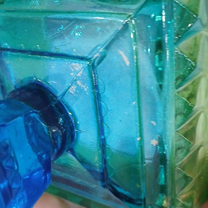 Vintage Jeannette Glass “Wedding Cake Box” Candy Dish