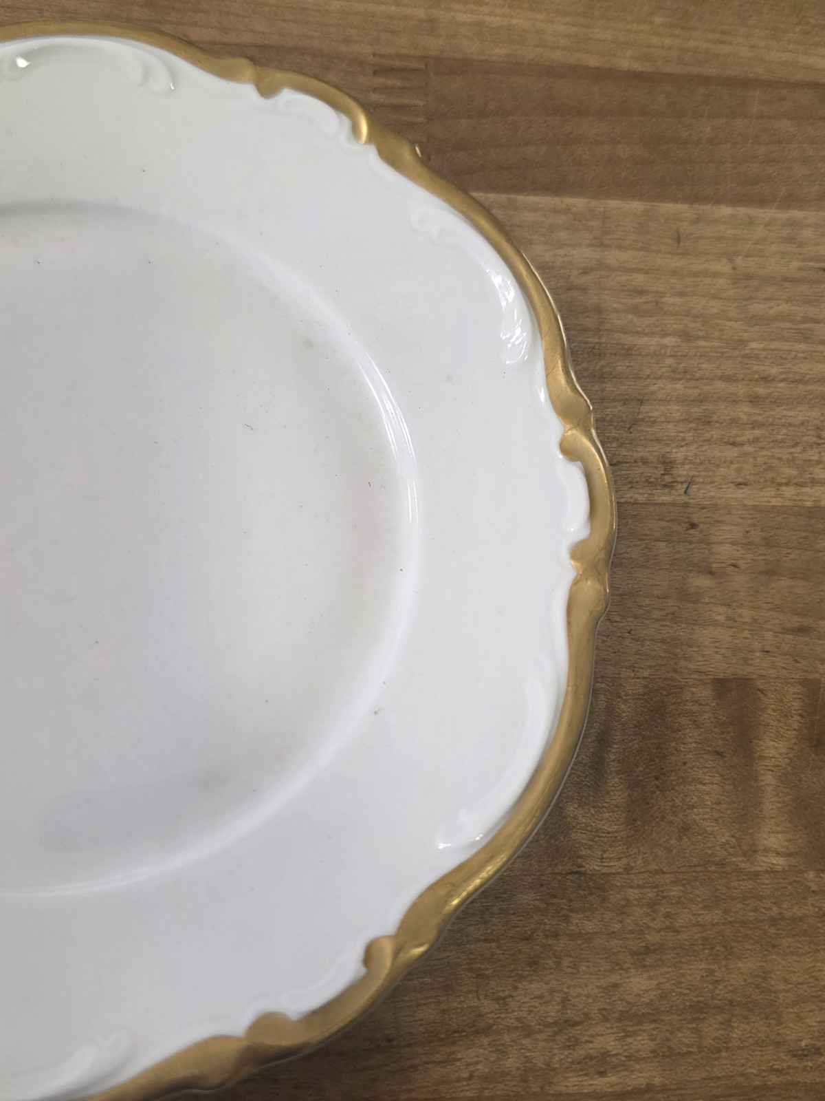 Mitterteich Golden Lark Dinner Salad Bread Plates 10.5″ 8″ 7″ Germany Bavaria
