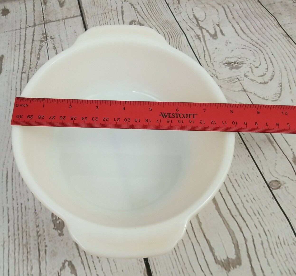 Peach Luster Casserole Fire King 1.5 qt Round Made in USA 8 in x 2.5 Deep #7