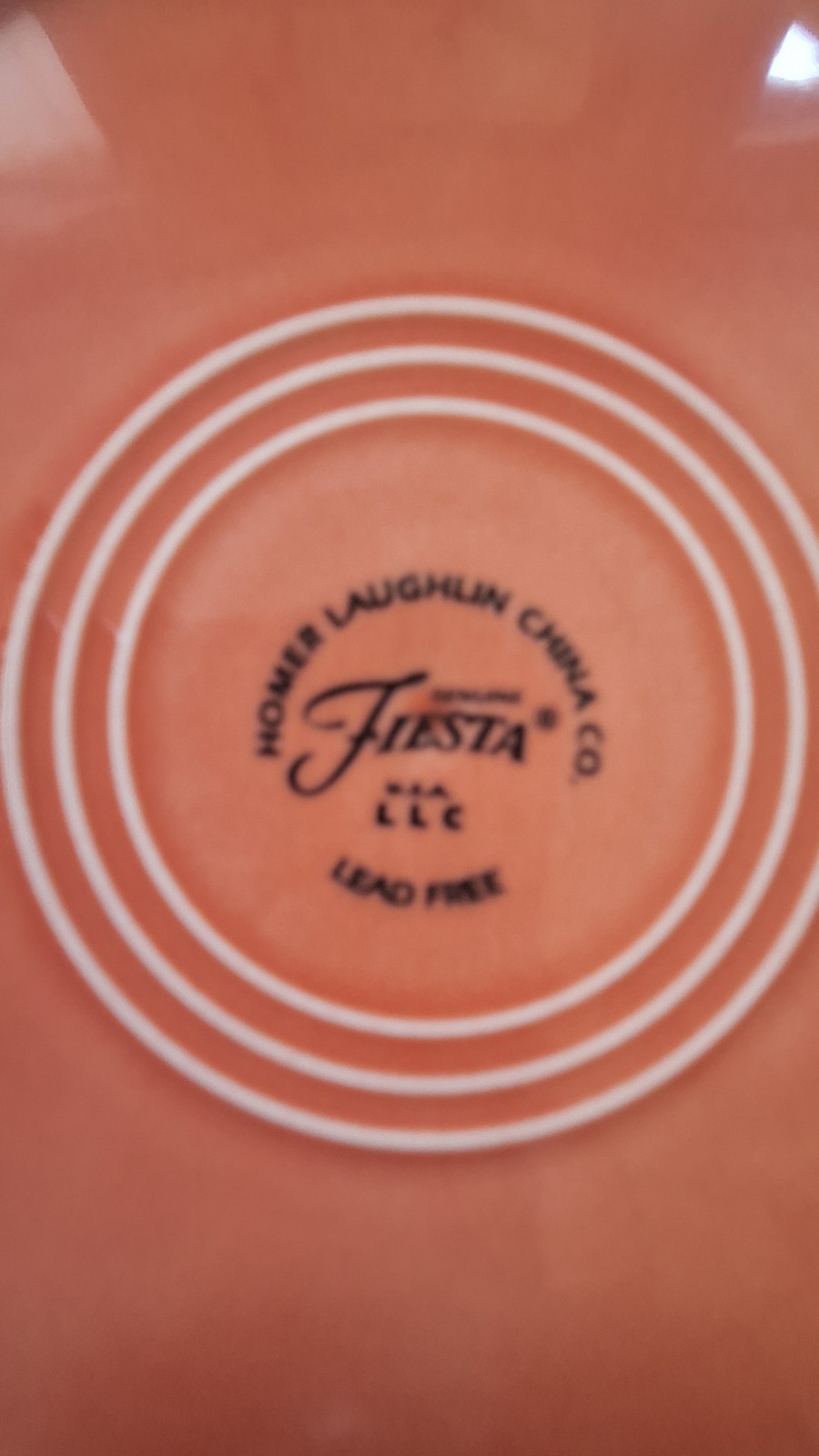 Fiesta Persimmon Orange 12″ Rim Pasta Bowl Homer Laughlin 1997 Retired Party