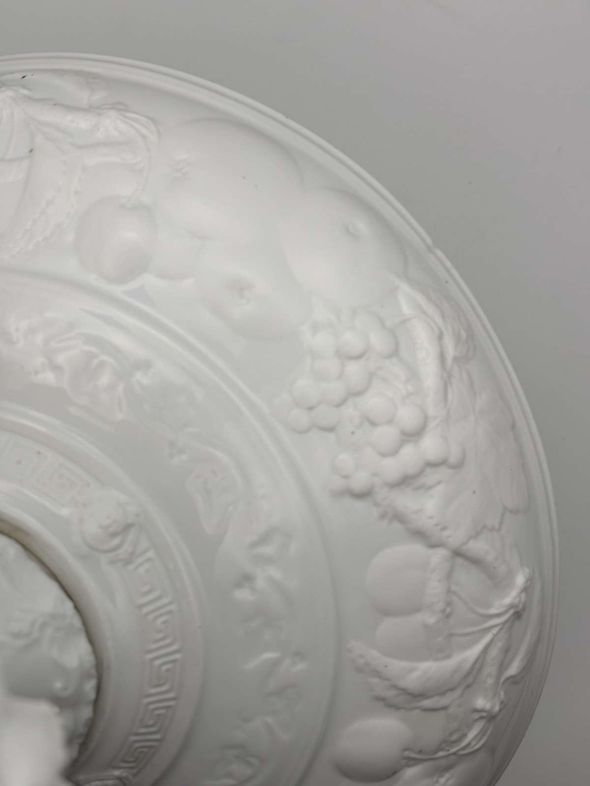 Jean Pouyat Limoges JPL White Porcelain Footed Compote Tazza 8.75″