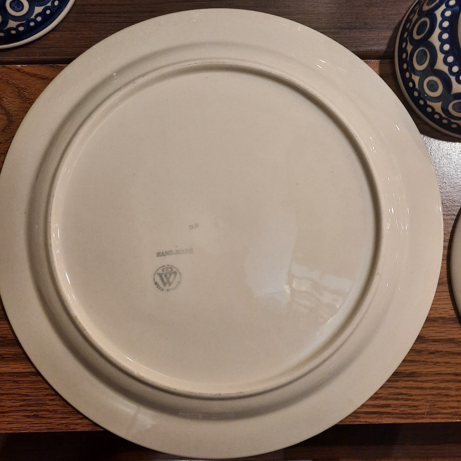 11-Piece Wiza, Boleslawiac Handmade & Hand-Painted Dishes~Platter, Plates, Bowls