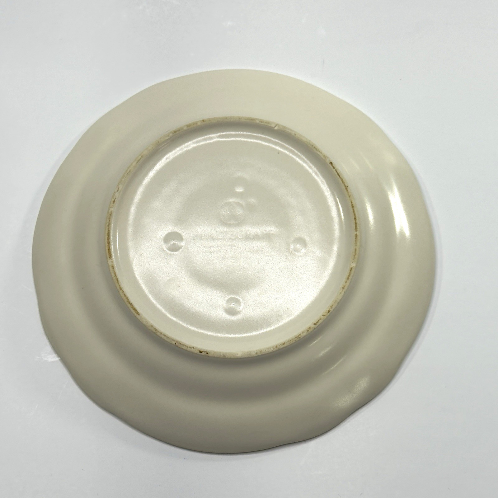 Vintage Pfaltzgraff Gazebo White Salad Plate 7.25” Scalloped Edge Replacement
