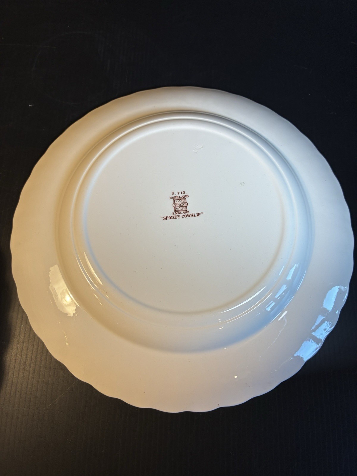 8 Copeland SPODE COWSLIP 10 1/2″ DINNER PLATES Discontinued Set Old Back Stamp
