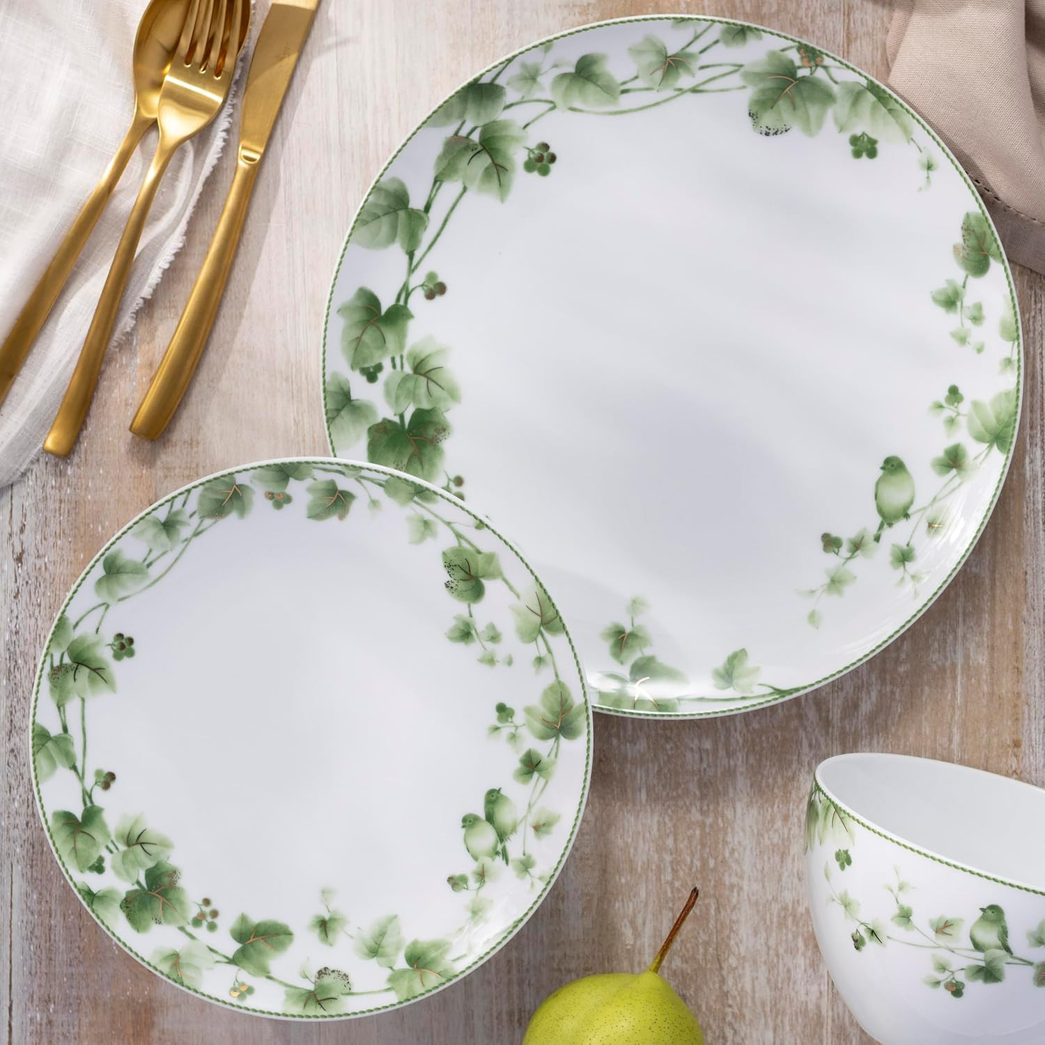 Ivy Whisper 4-Piece Place Setting for One – Elegant Dining Experience