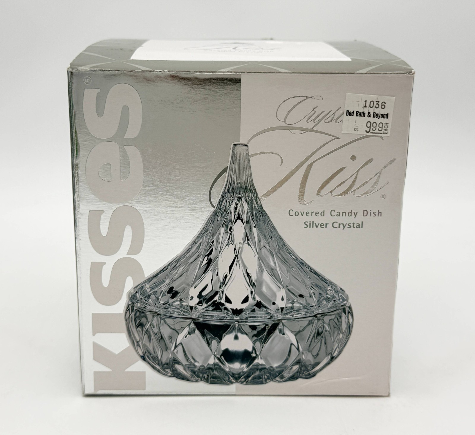 Hershey’s Kiss Shannon Godinger Crystal Covered Candy Dish 4.5″ Wide