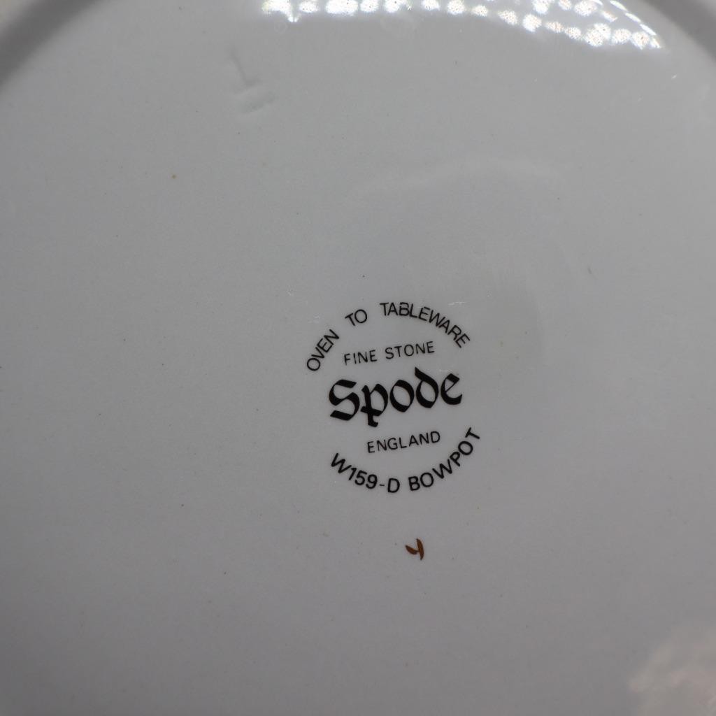 Spode Fine Stone China – Bowpot Multicolor (Rust, Green, Blue) – Teapot