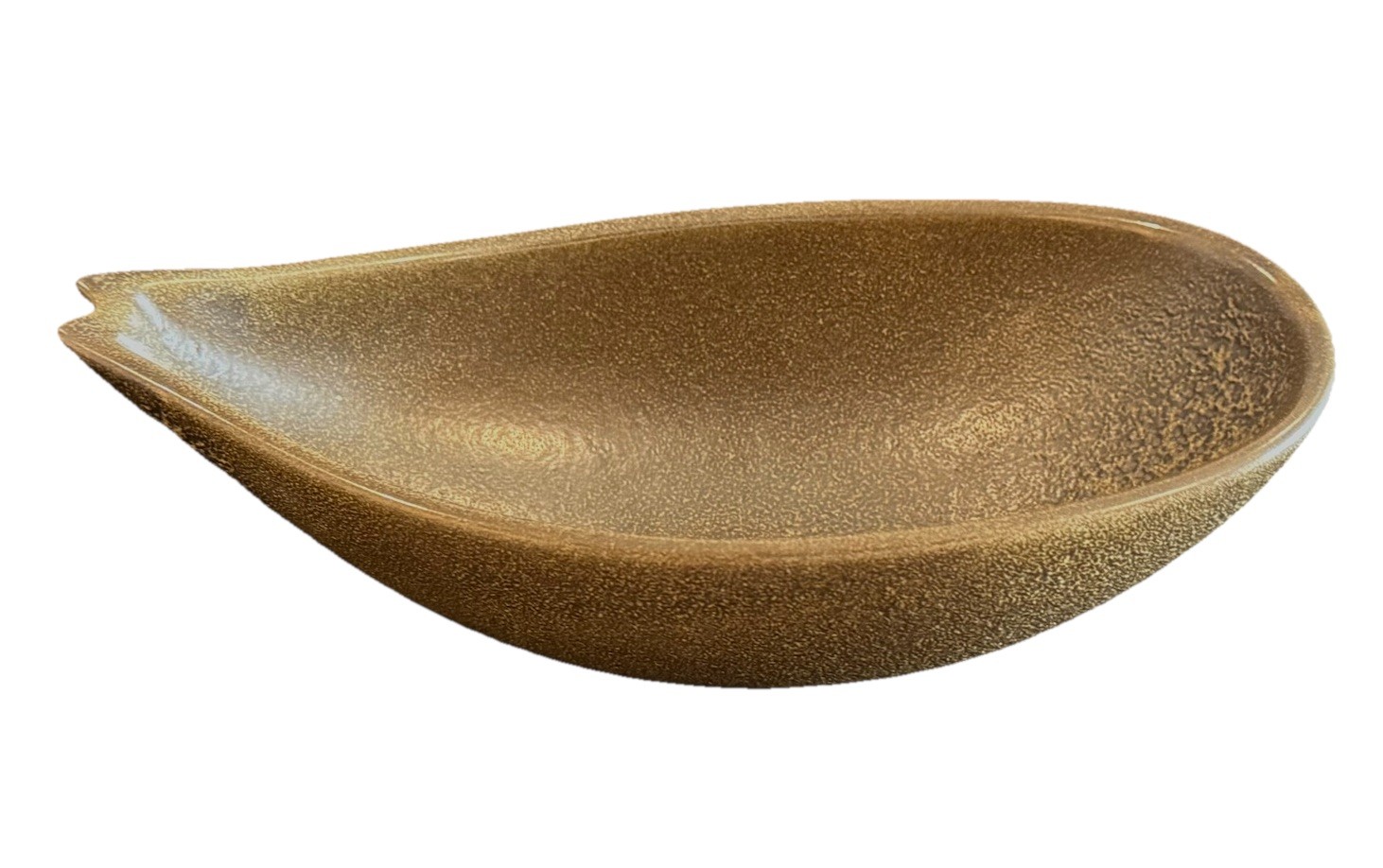 Pigeon Forge TN Appalachian Art Pottery Lava Glaze Unique 9.25”L x 4.5”W x 2.5”H