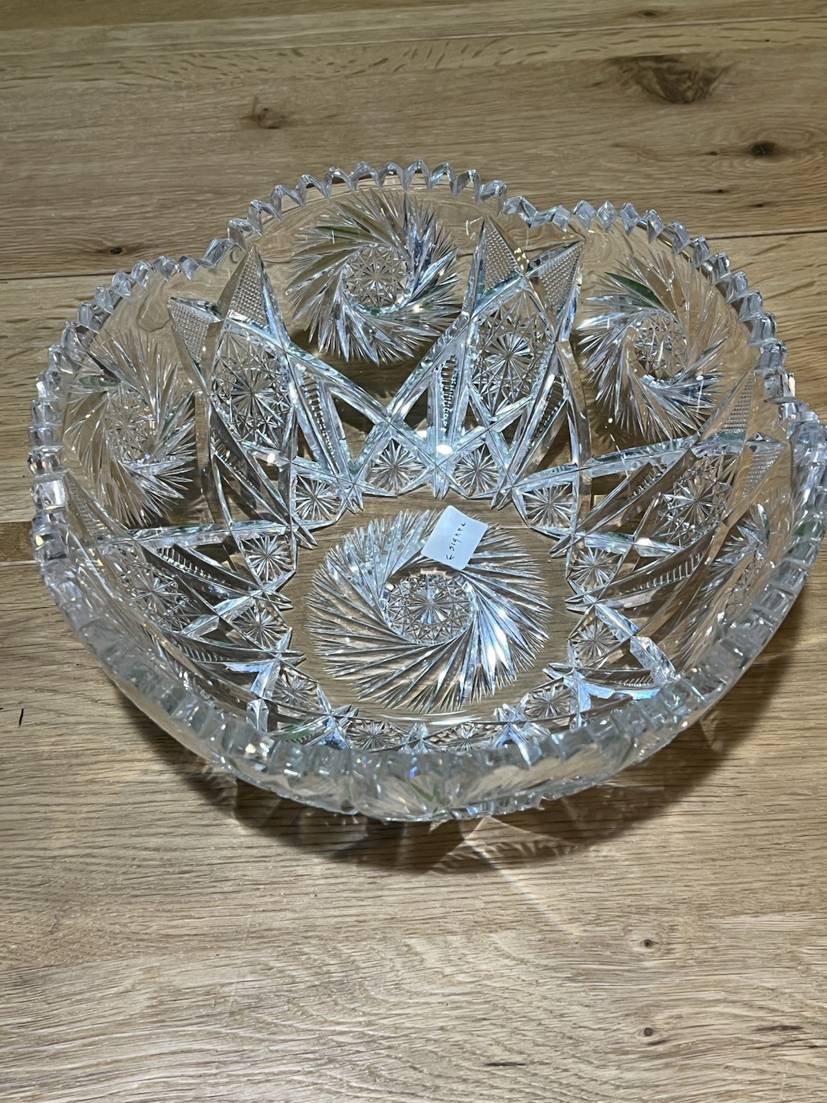 ABP Harvest Pattern Bowl 10.5×4.5 Signed Clark Antique 1905