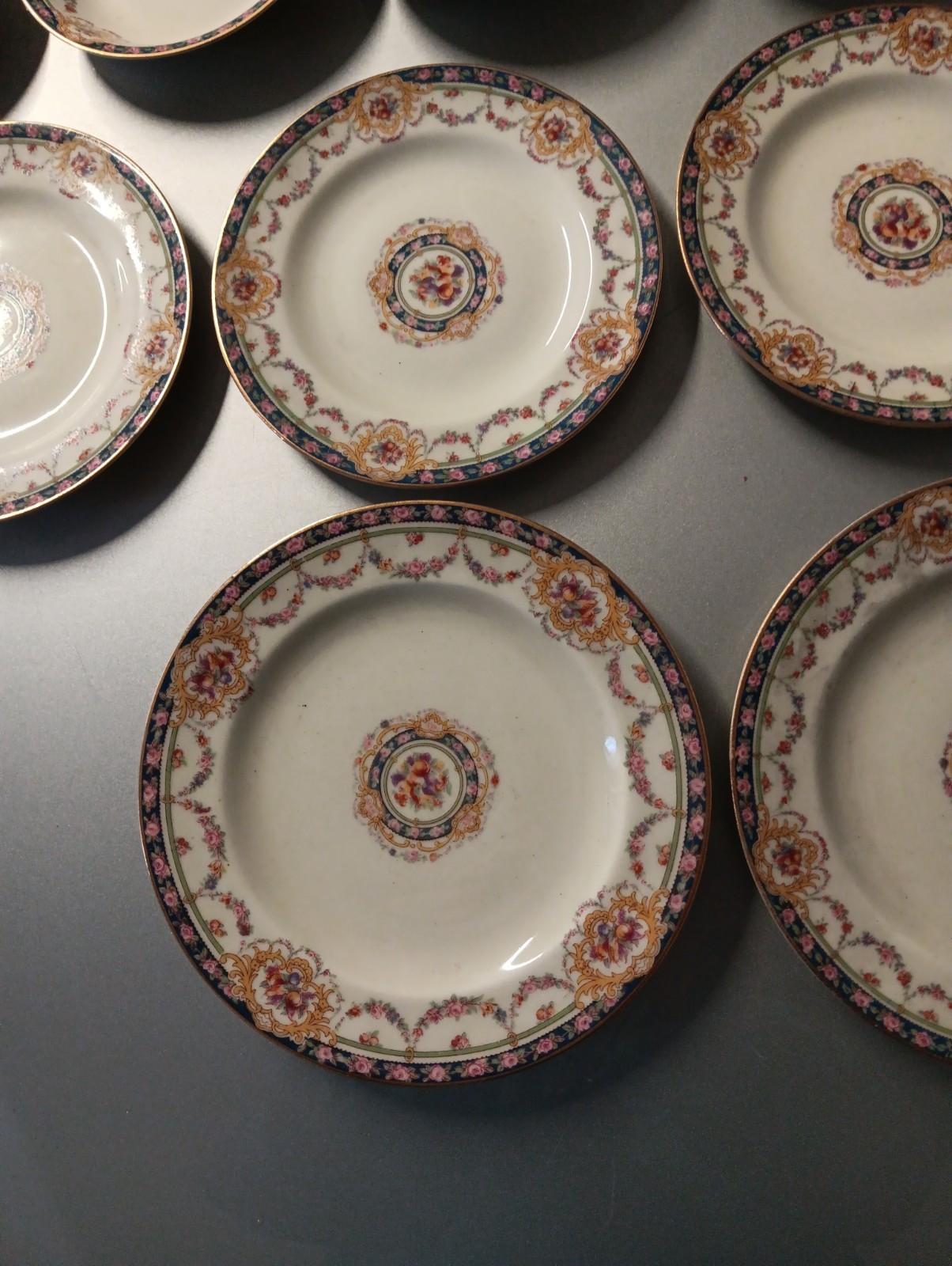 15 Theodore Haviland Limoges France China Small Plates Dishes Nr Mint Pompadour