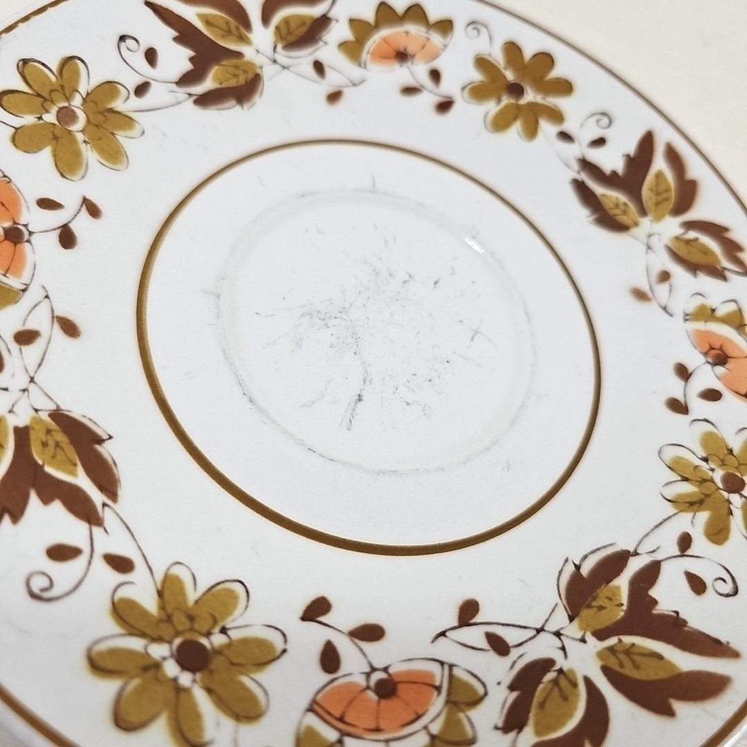 15 Pc Mikasa West Wood Cup Saucer Creamer Sugar Lid Set Vintage Floral Retro Lot