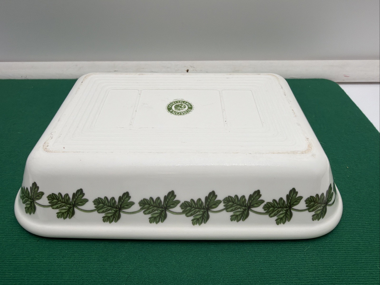 Portmeirion Pomona Pan 8.5″ Pippin Leaves Blooms Fruit Discontinued EXC+