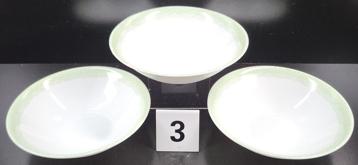 15 Pc Martha Stewart Everyday Green Leaves Plates Bowls Set MSE France Dish Lot