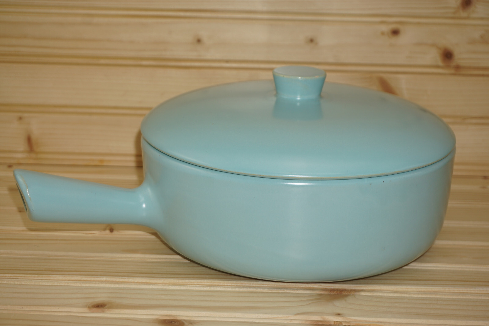 La Solana Blue Covered Casserole, 8 7/8″ (#1) Box #3 (G74)