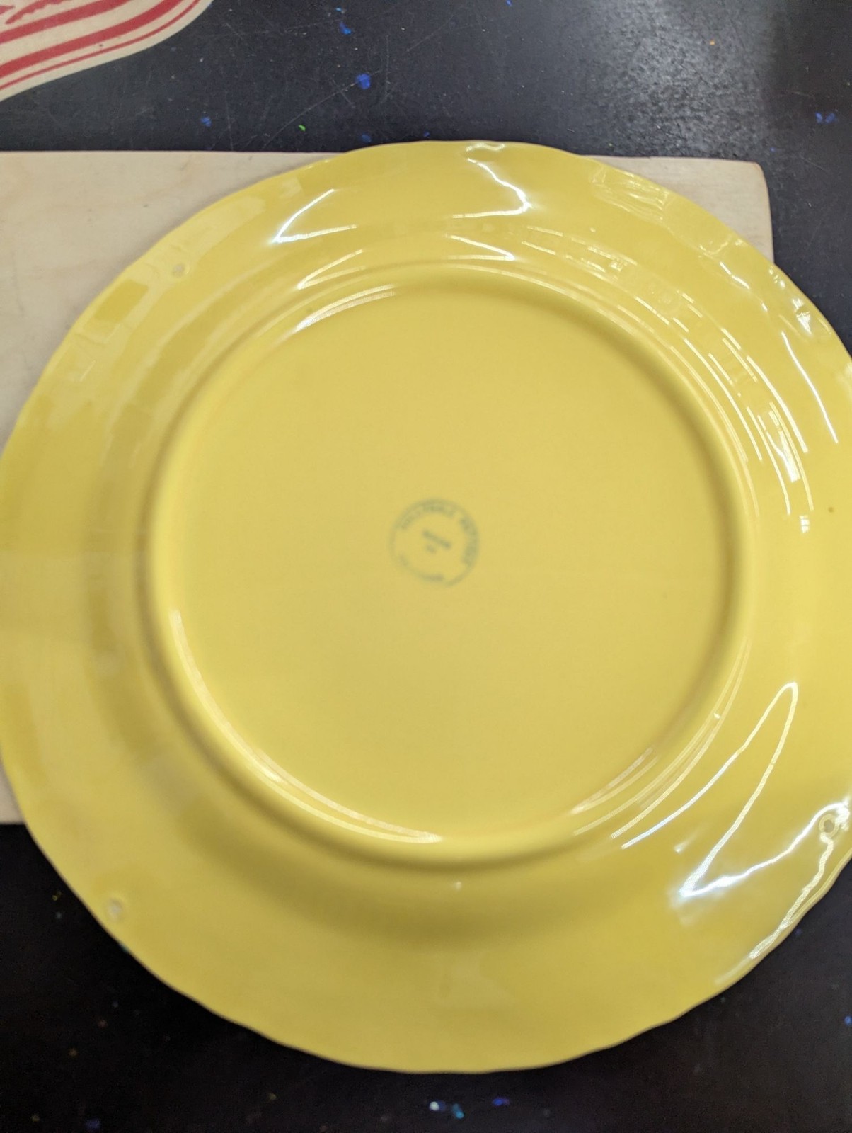 Hollydale & Johnson Bros Assorted Decorative Plates Yellow, White & Blue 3 Set