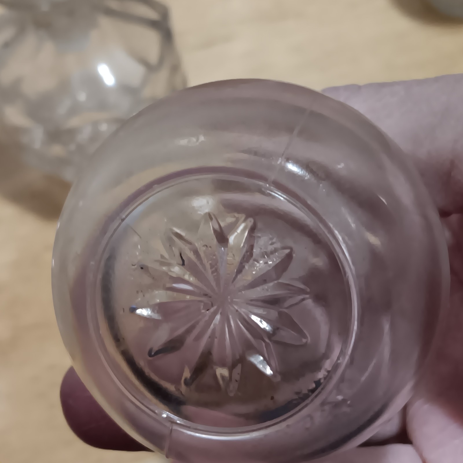 Lot of 9 Vintage Antique Glass Cruets & Decanters with Stoppers Mixed Patterns