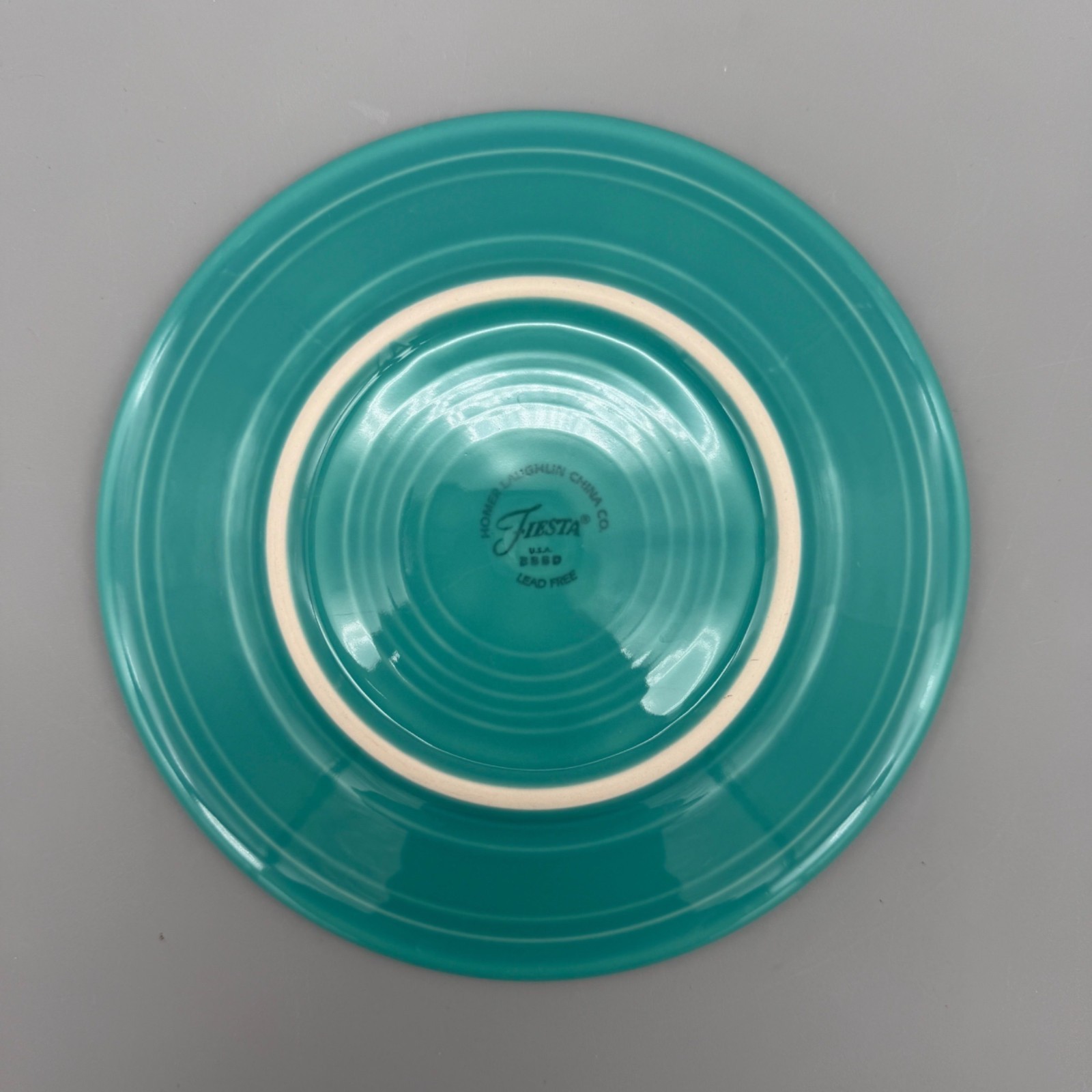 Fiesta Seamist Turquoise Ceramic 7 1/4-Inches Salad Plate Homer Laughlin USA