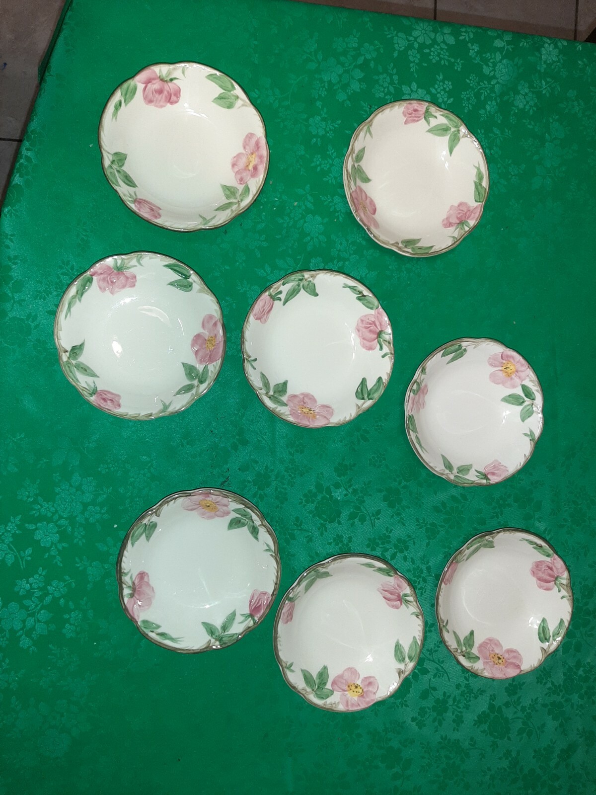 Vintage Franciscan Desert Rose Dessert Dish 5 1/8 Inches By W 1 Inch USA 50 year
