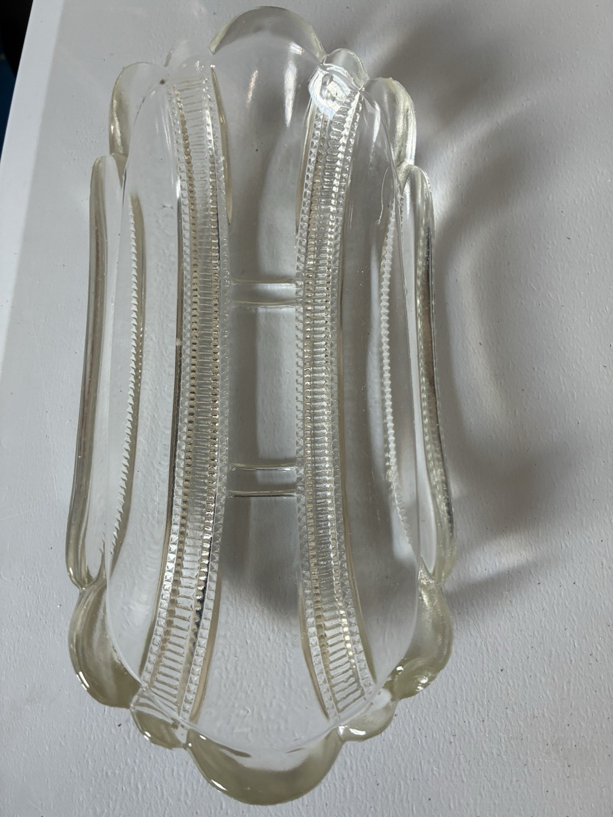 Vintage And Kitchen Clear Glass Bowl, Dishes, Plate