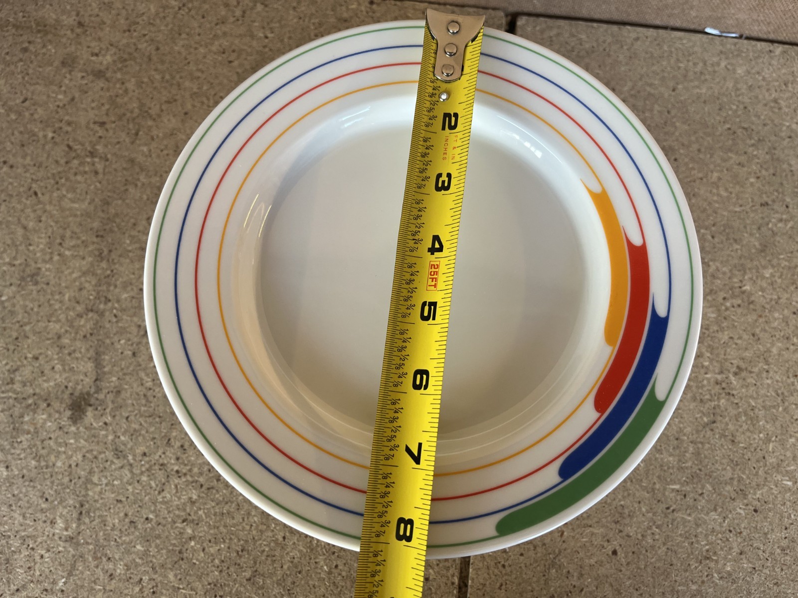 Set Of 12 Studio Nova Primary Gallery Multicolor HI-FI Salad Plates 8″