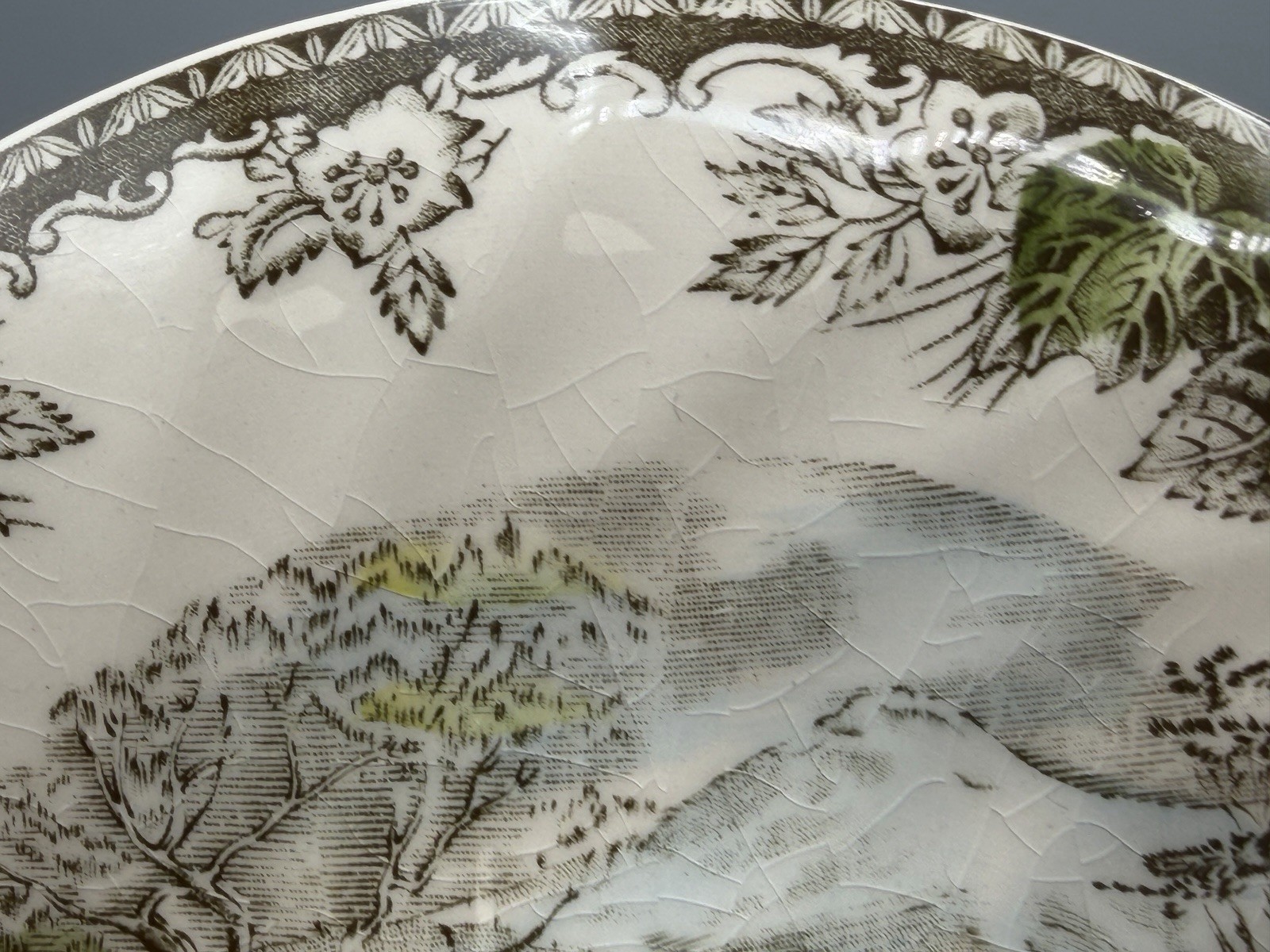 Johnson Brothers Friendly Village Covered Bridge Vegetable Dish Bowl With Lid