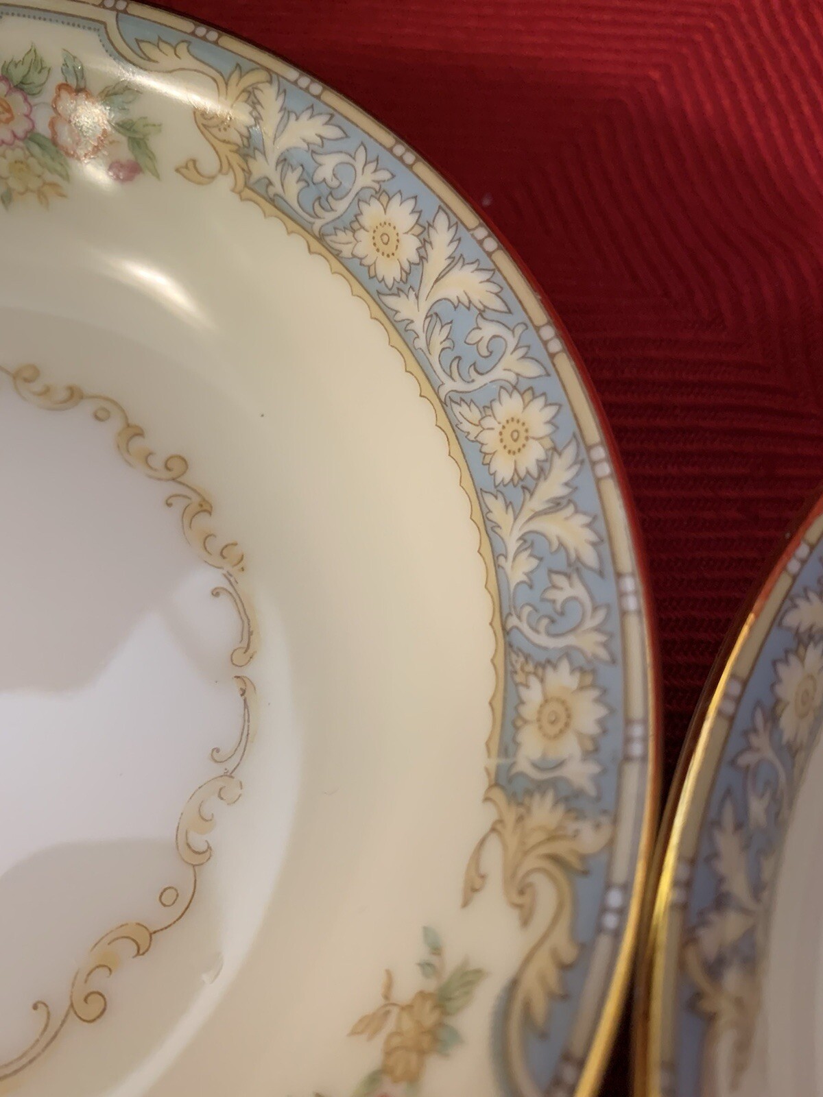 Set of 2 Noritake Royce 660 Fruit/Dessert Bowls Floral & Gold Trim Qty. Avail