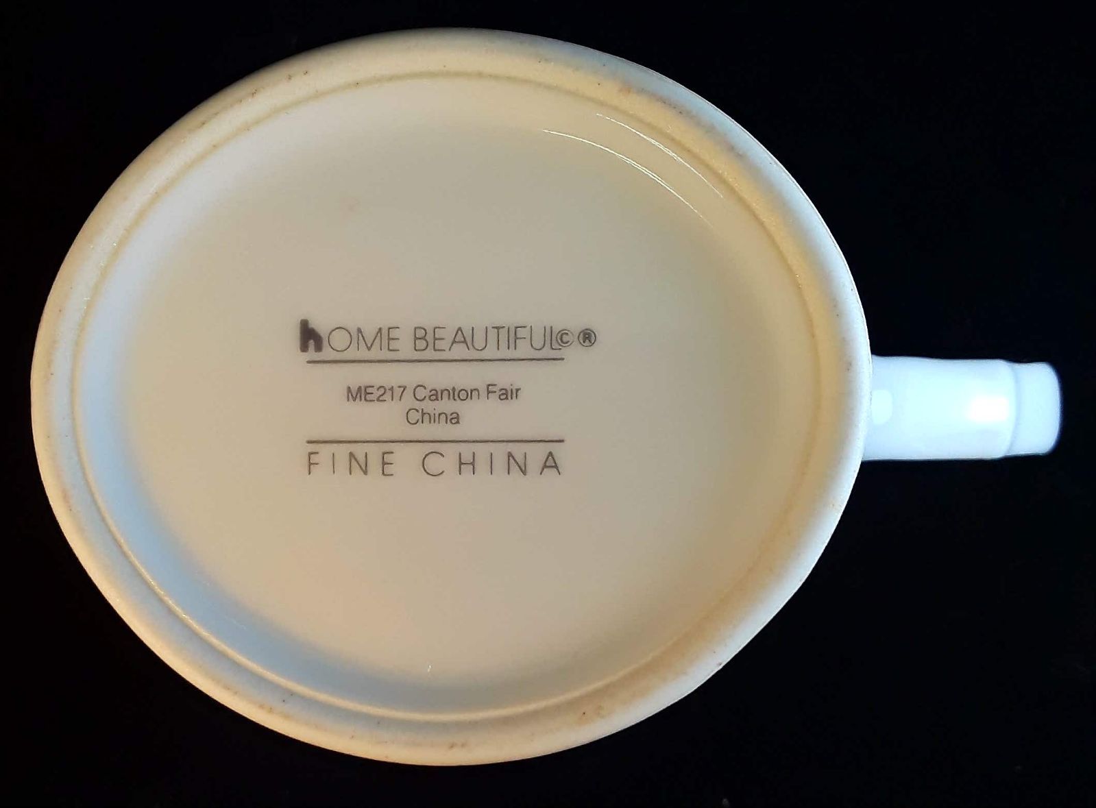 Home Beautiful Canton Fair Creamer – Blue, Rust, Yellow, Gold Floral, Fine China