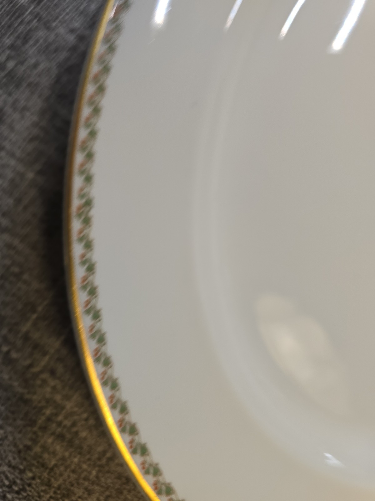 Haviland Limoges LISBON Large 16″ Platter Gold Trim Rare
