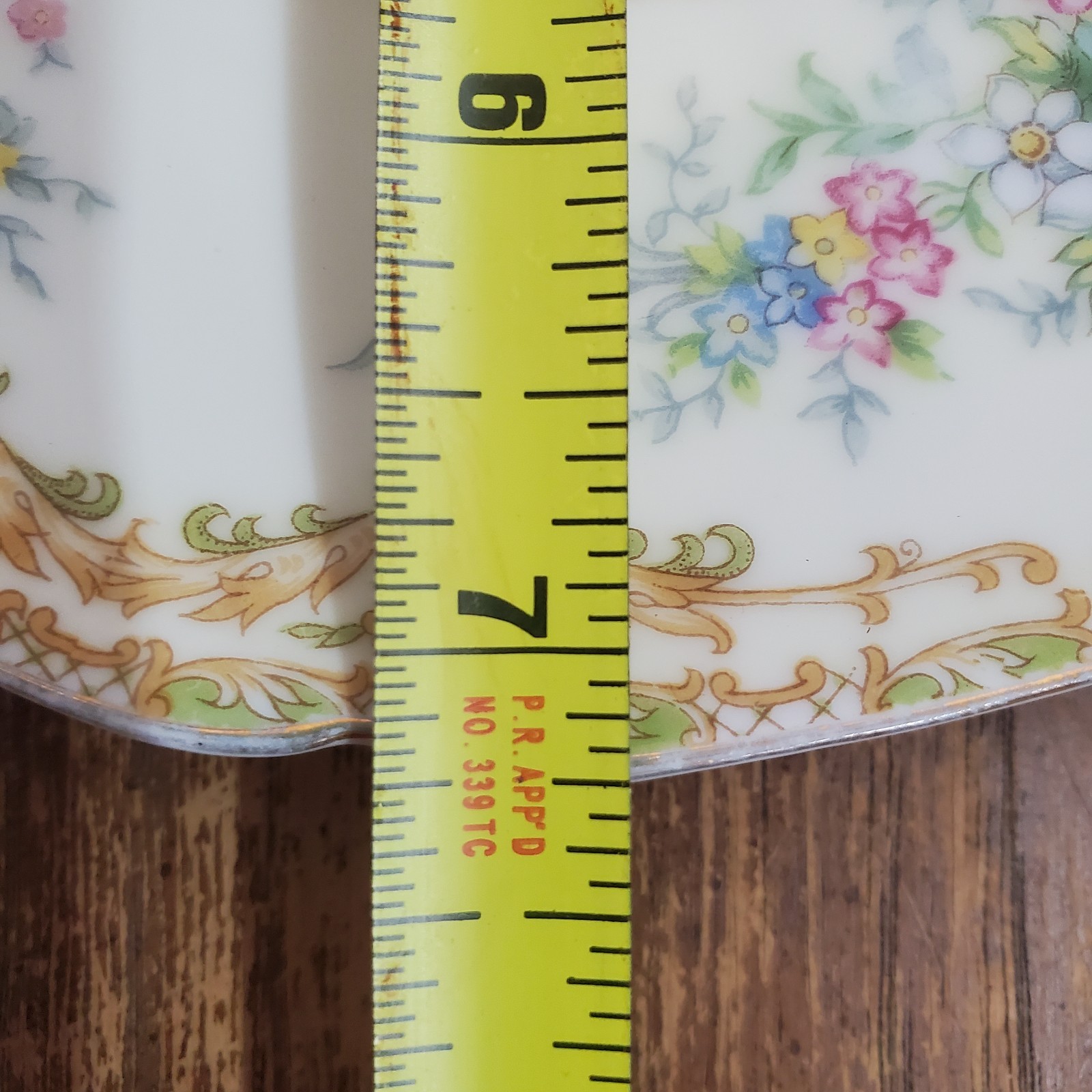 Vintage Noritake Veona Salad Plates 7.25″ Set of 3 Japan Floral Gold Trim