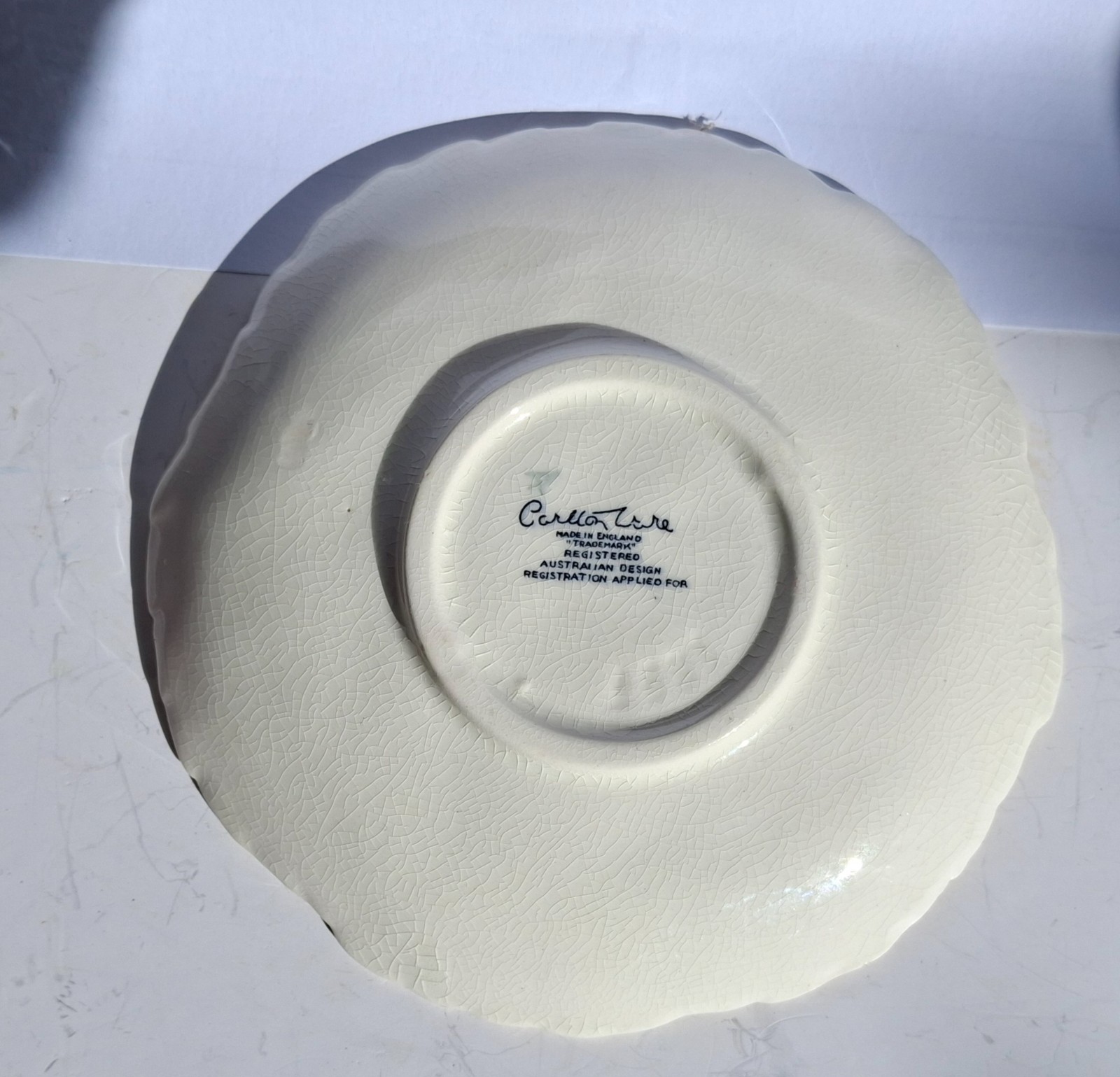 Vintage Carlton Ware creamer and saucer