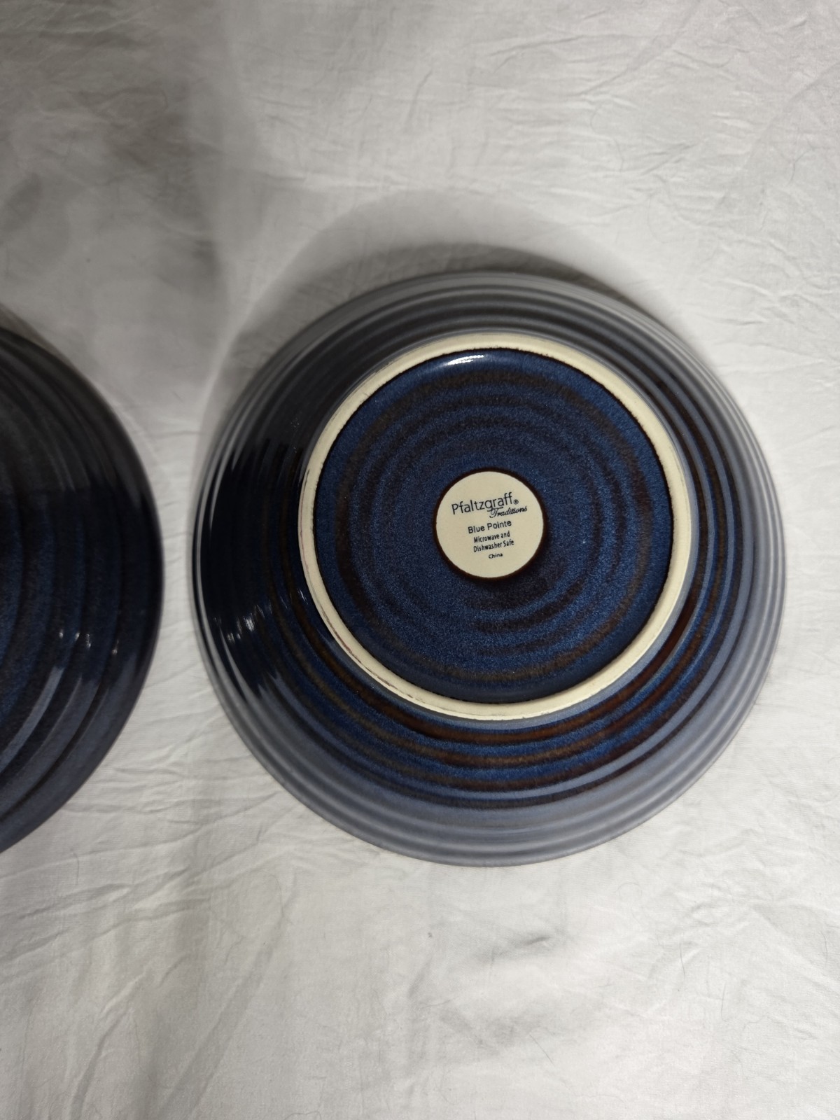 Pfaltzgraff Blue Pointe 7.75in Cereal Bowls Set Of 2