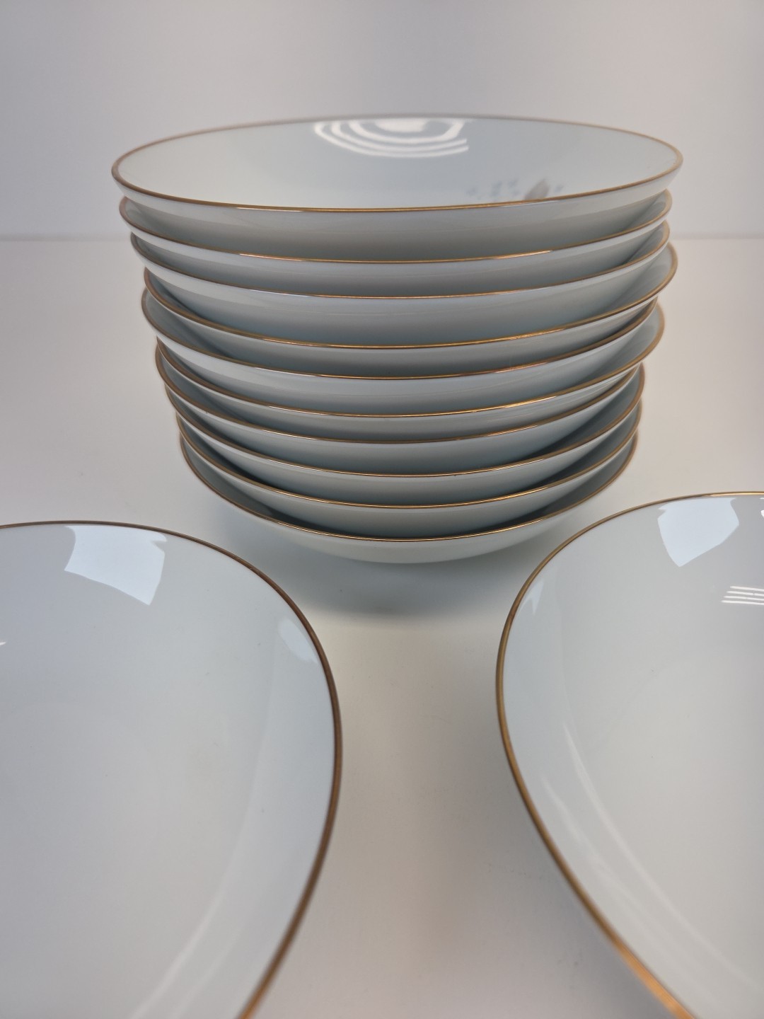 vintage Noritake Roseville #6238 fine china bowls Set Of 12. 5-1/2 Inches