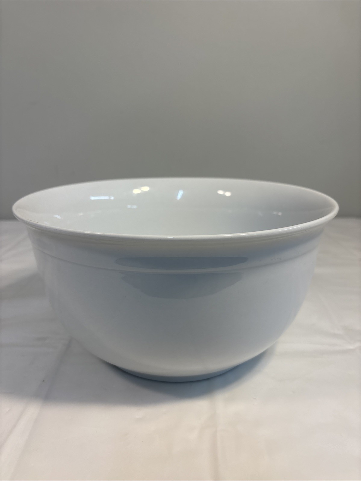 Food Network Ceramic Nesting Mixing Serving Bowls Set Of 3 White
