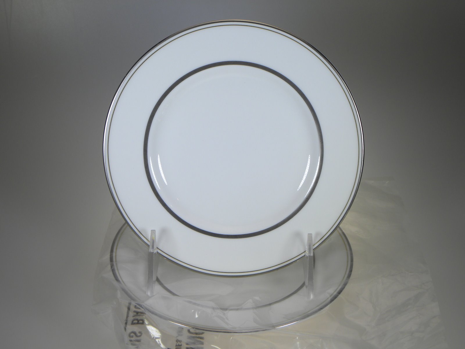 Vera Wang By Wedgwood Fidelity Bread & Butter Plates Set of 2 NEW WITH TAGS