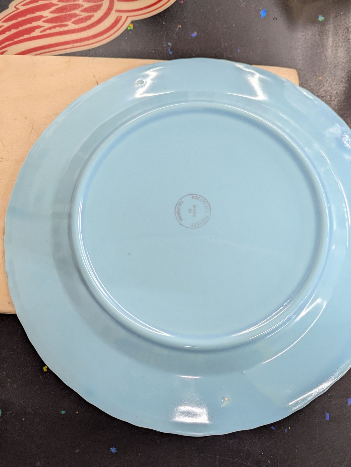 Hollydale & Johnson Bros Assorted Decorative Plates Yellow, White & Blue 3 Set