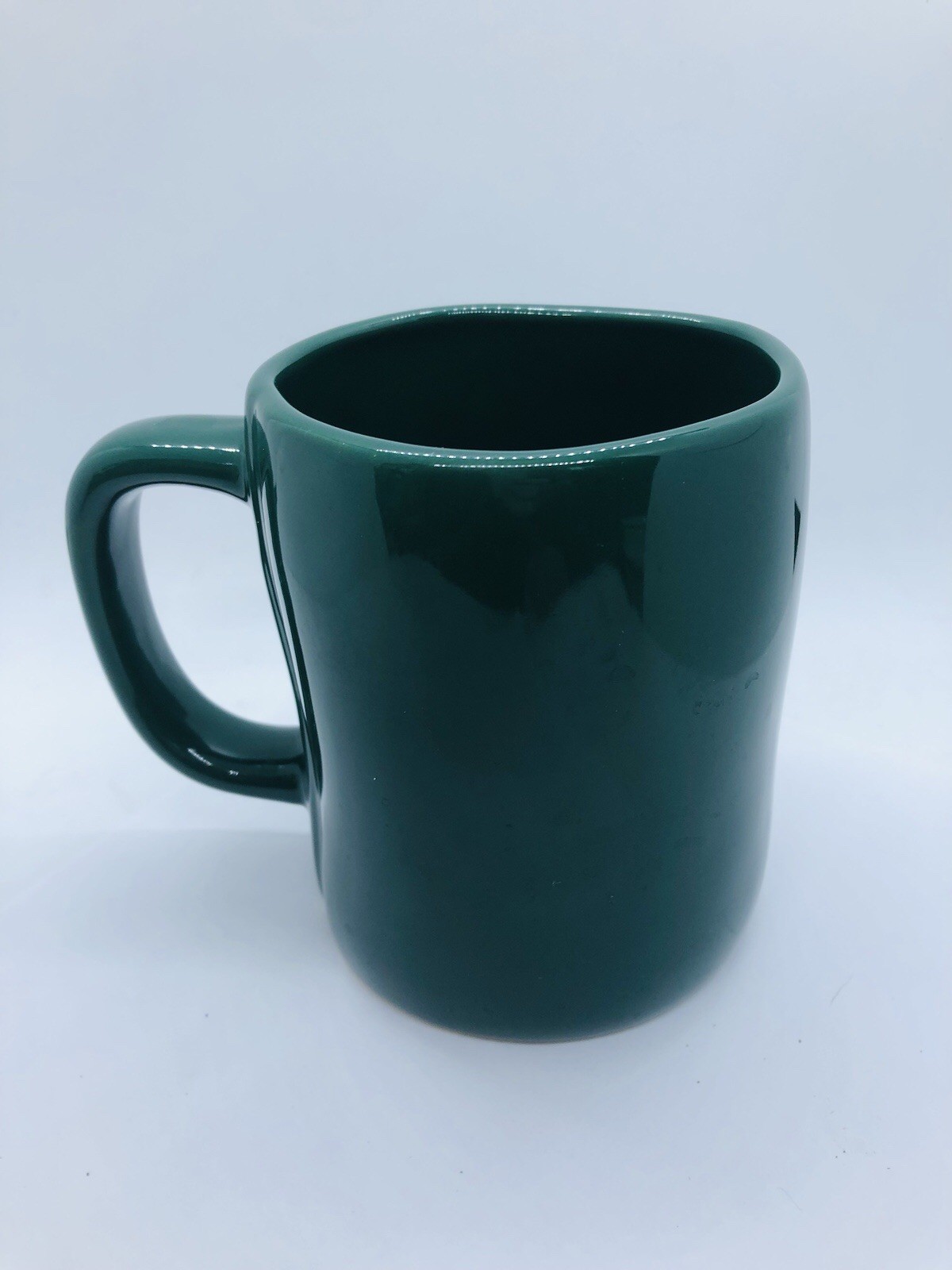 Rae Dunn Merry Elfin‘ Christmas dark green mug large