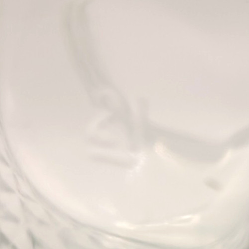 Vintage Clear Glass Pitcher Mid-Century Diamond Pattern Clear Recessed Handle