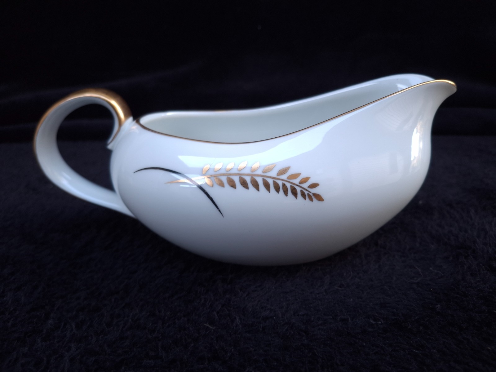 LIPPER & MANN (L&M)-HARVEST GOLD CHINA-PLATTER, BOWL,GRAVY ,SUGAR BOWL-4 PIECES