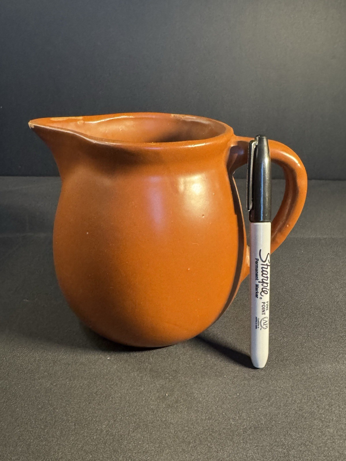Brown Vase Water Pitcher Pottery Glazed