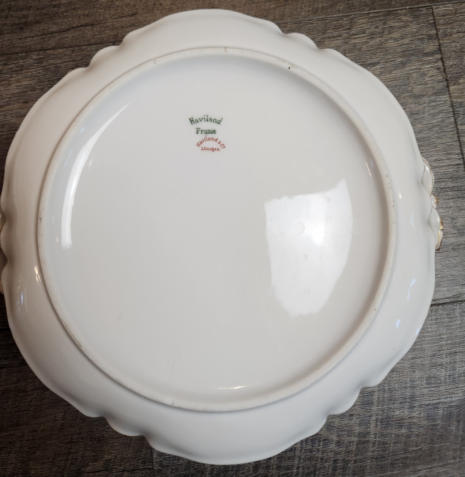 Vintage Haviland Limoges Round& Oval Set Covered Dishes White/Gold HOLIDAY