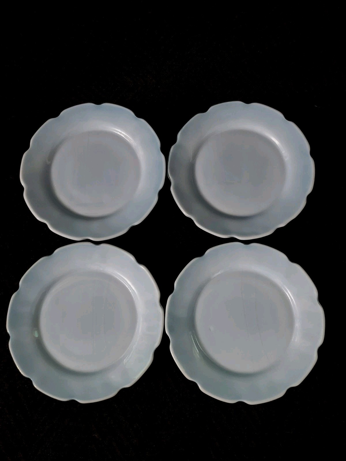 13 Piece Jeannette Delphite Blue Cherry Blossom Depression Glass Child’s Tea Set