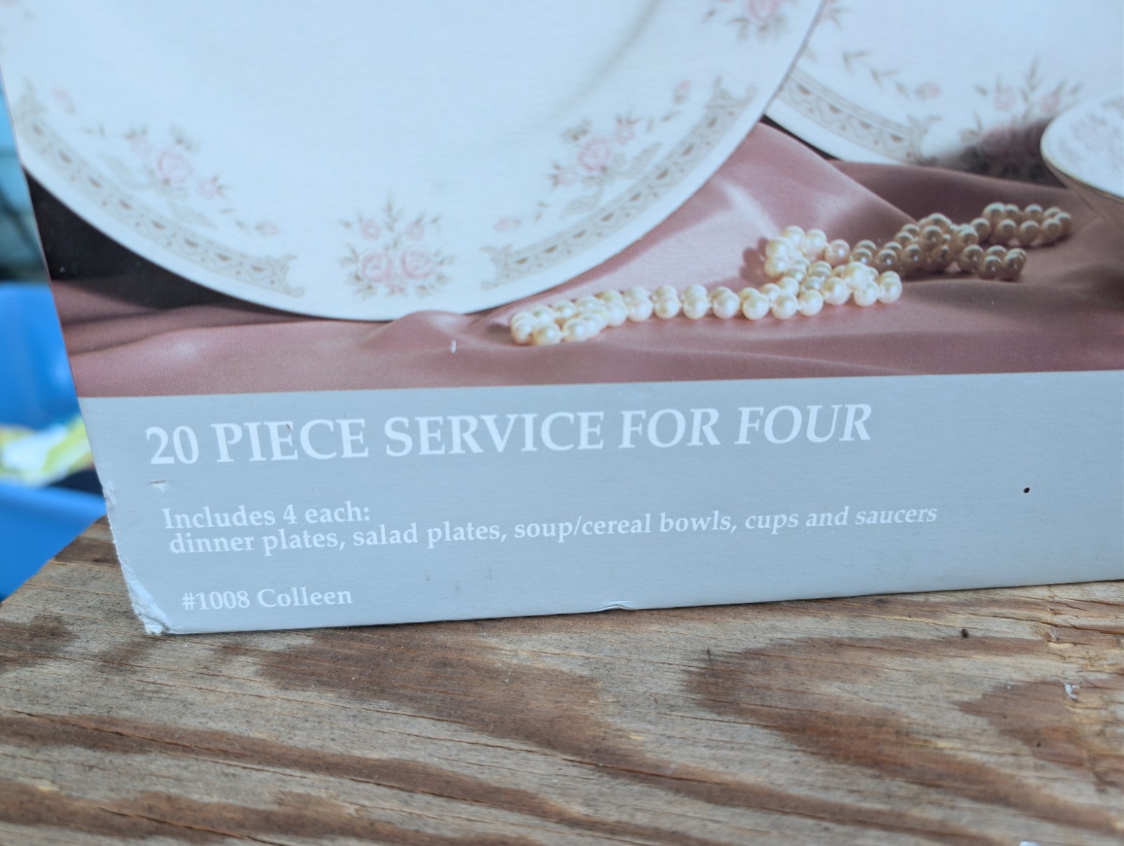 Newcor Colleen Fine Porcelain China 20-Piece Service for Four Set