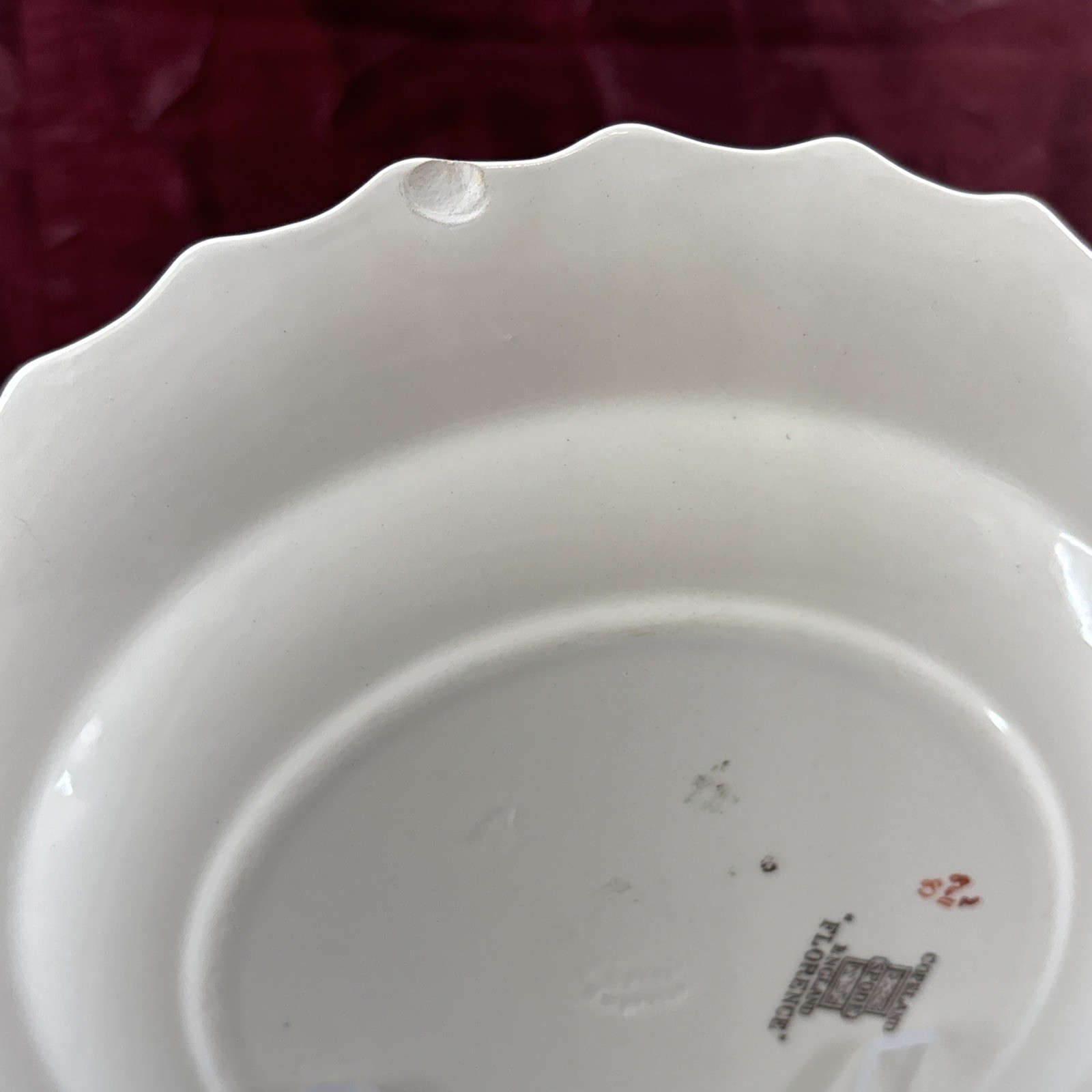 Copeland Spode Florence 8” Salad Plate Earthenware Made In England GUC one plate