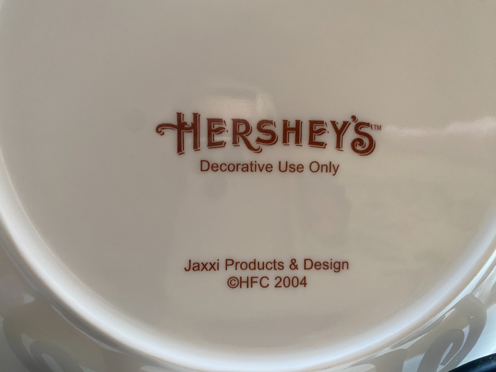 HERSHEY’S Milton S. Hershey COLLECTOR PLATE Est 1894 JAXXI 2004 9″ ~ FREE SHIP!