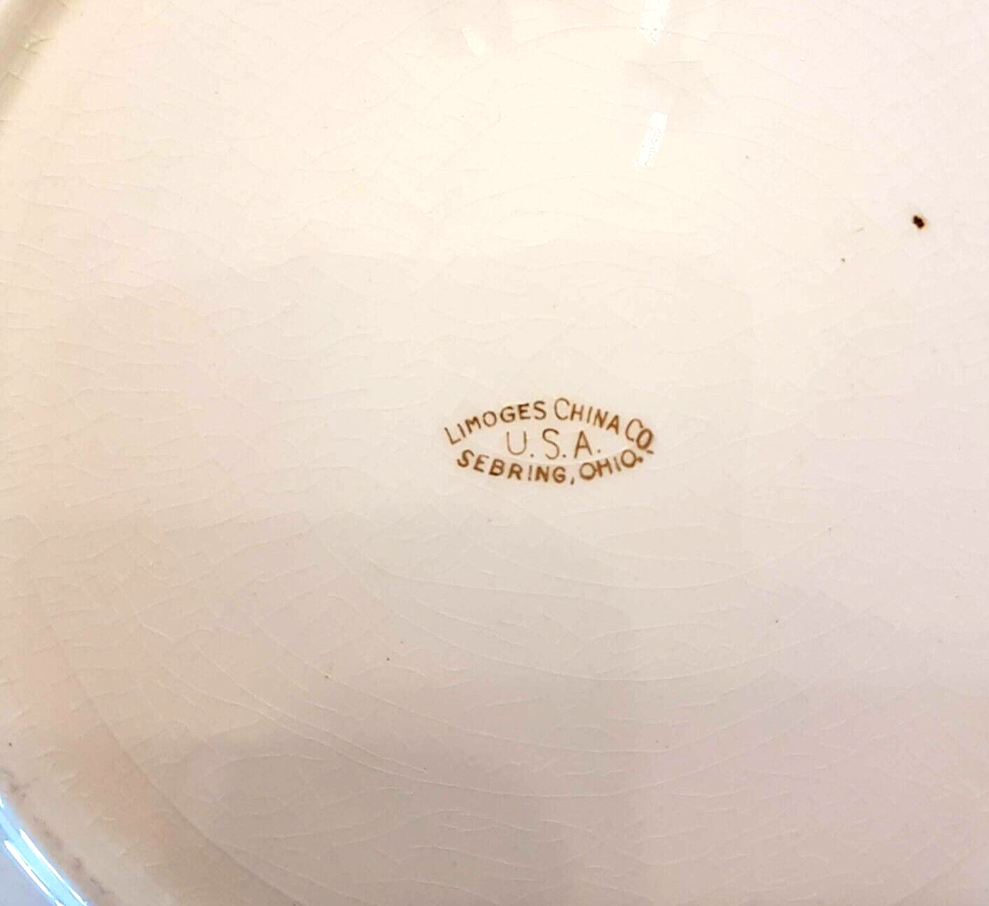 American Limoges Dishes LOT Blue Urn 20 pc Luncheon Service LIA-15 Sebring Ohio