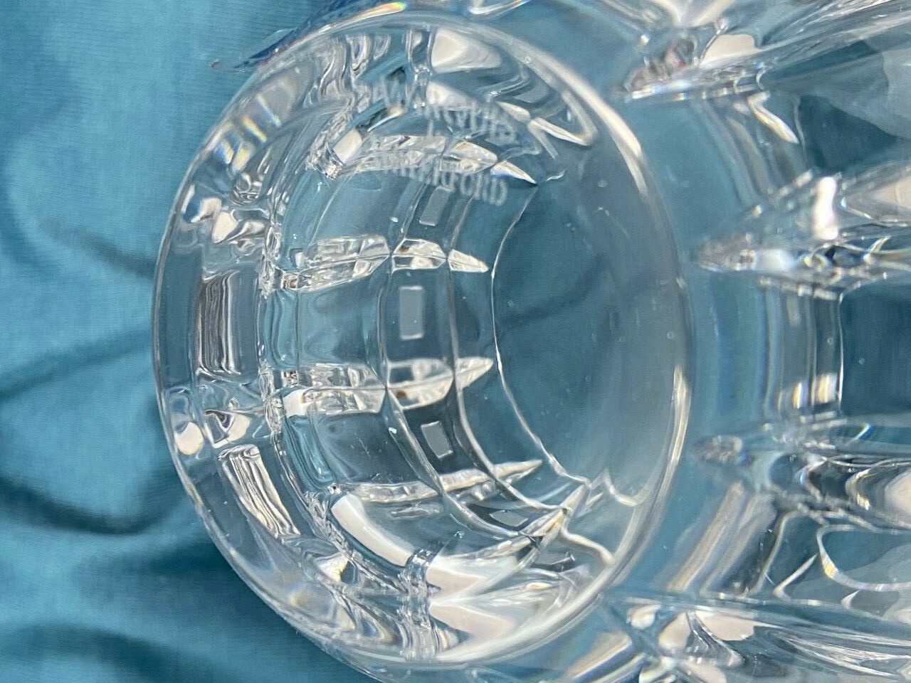Stunning MARQUIS by WATERFORD Crystal QUADRATA Double Old Fashion