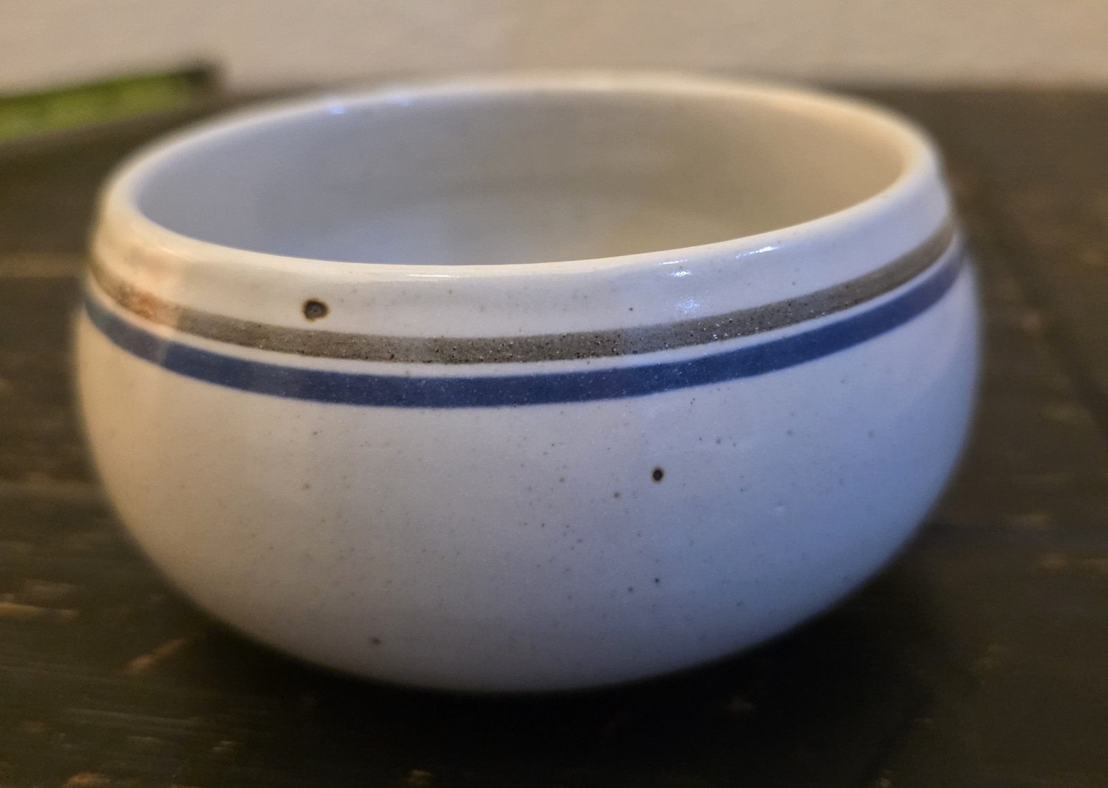 Peter Winquist Inari Pentik Original Grey Ceramic Bowl Finland Scandinavian 1979