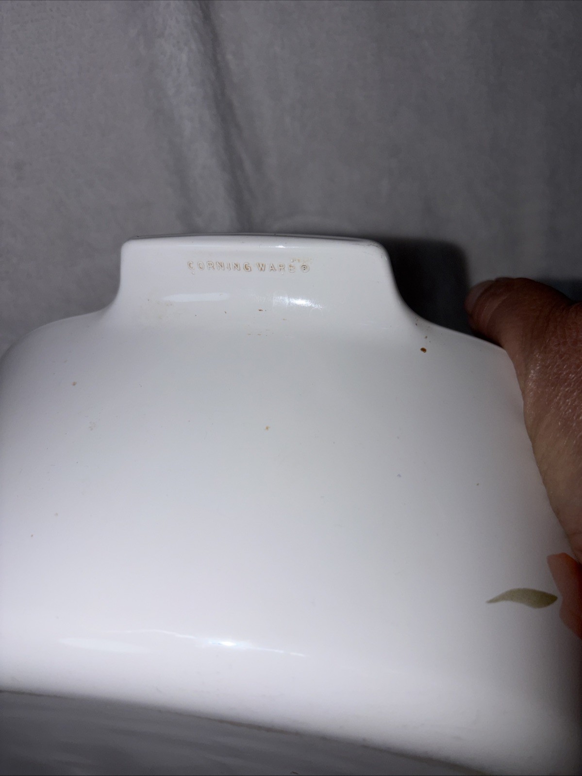 Vintage CorningWare A-Series Peach Floral A-3-B 3 Liter Dish & Lid No Chips GUC