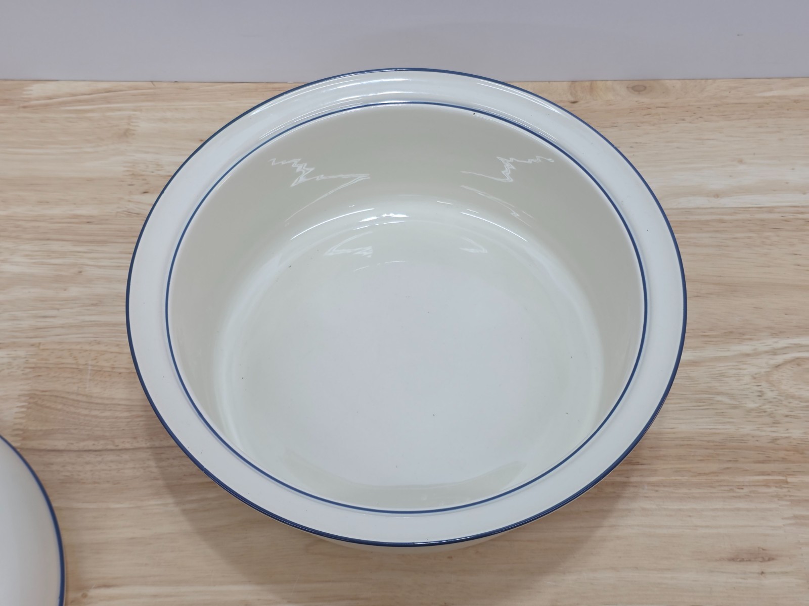 Lenox Chinastone For The Blue Patterns Covered Casserole Dish w Lid USA