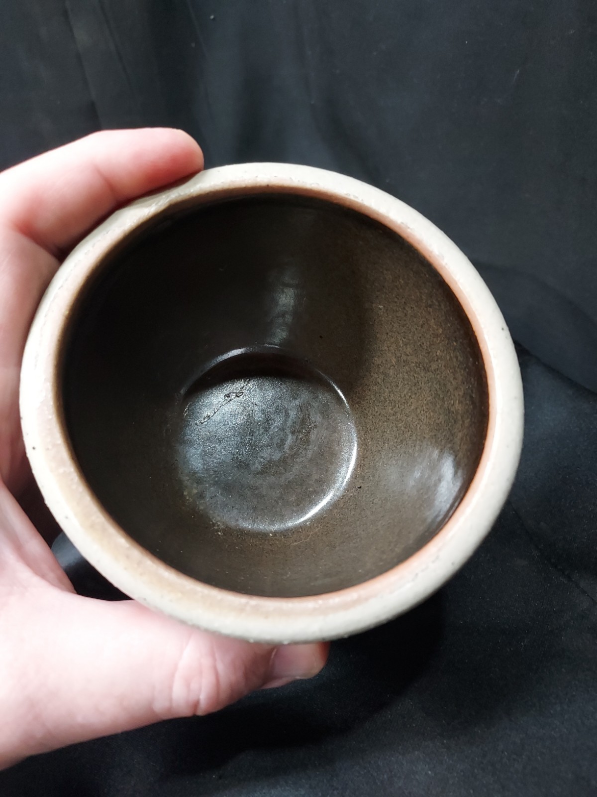 1994 Salmon Falls Stoneware MERRY CHRISTMAS Small Custard Cup Bowl Holly Berry